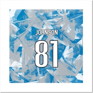 CALVIN JOHNSON JERSEY Posters and Art